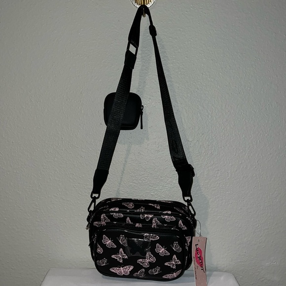 BETSEY JOHNSON Butterfly Quilted Crossbody Bag - Picture 9 of 15